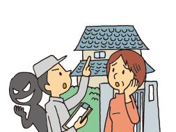 訪問販売に屋根の異常を指摘された