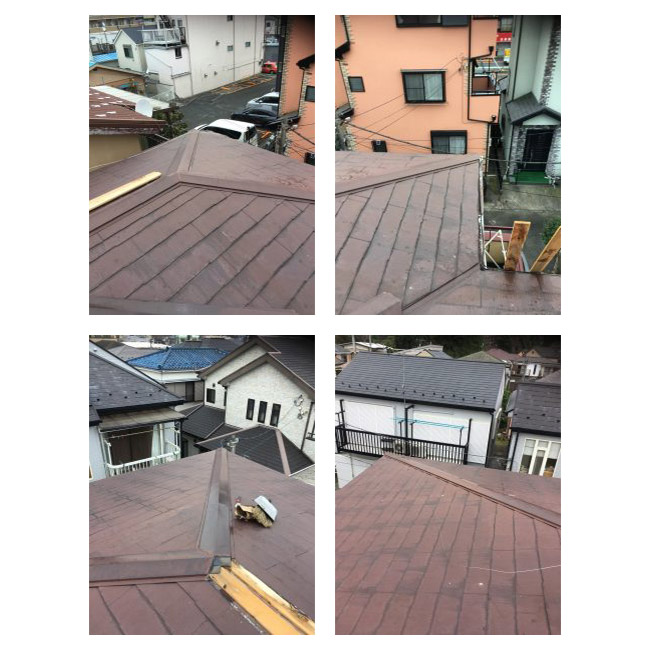 所沢市 屋根修理工事(カバー工法)工事前