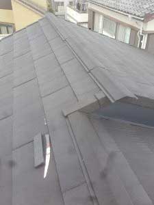 さいたま市にて瓦屋根の雨漏り修理工事(エコグラーニへの葺き替え) 施工後